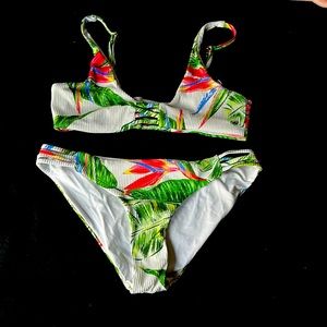Swimsuit, Hawaiian swim, size medium
